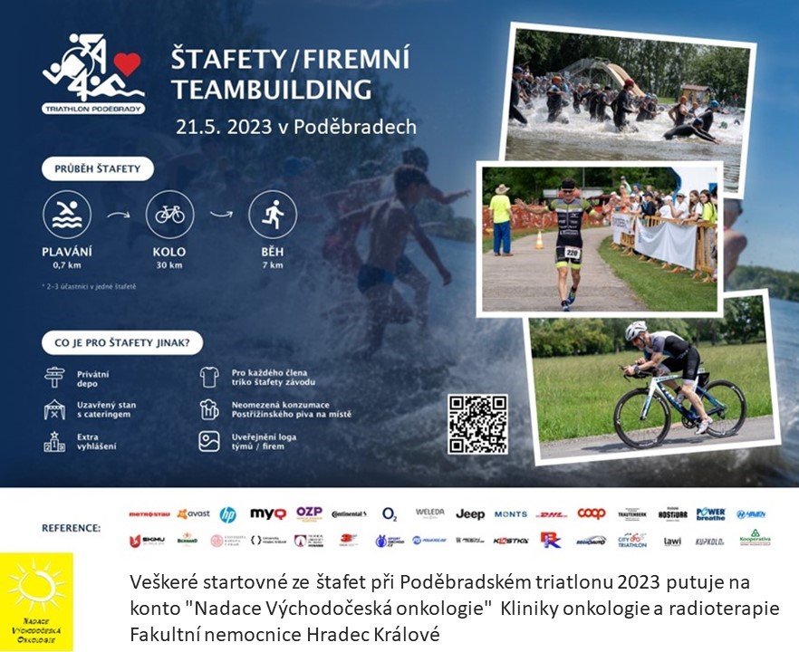 Štafety / firemní teambuilding / Triatlon Poděbrady / 21. 5. 2023